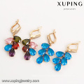 94596 colorful pendant gold plated crystal Earring Jewelry for christmas gifts